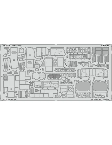 Fulmar Mk.I, 1/48 - Eduard Accessories 491409