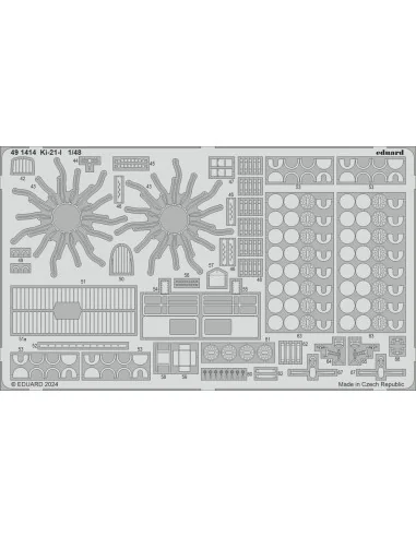 Ki-21-I 1/48 ICM, 1/48 - Eduard Accessories 491414