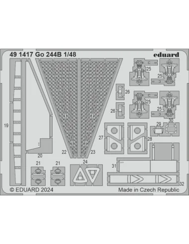 Go 244B 1/48 ICM, 1/48 - Eduard Accessories 491417