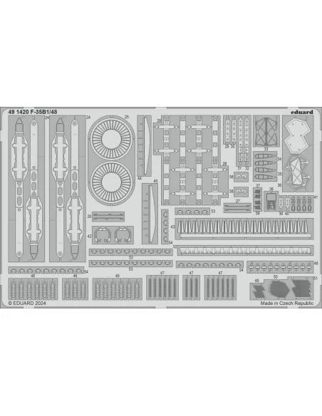 F-35B 1/48 TAMIYA, 1/48 - Eduard Accessories 491420