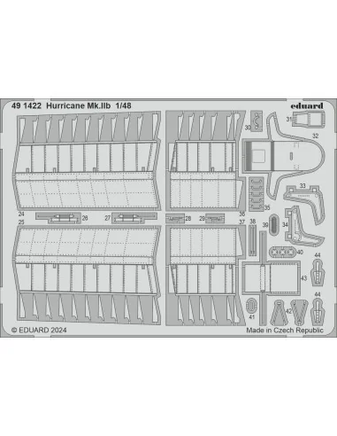 Hurricane Mk.IIb 1/48 ARMA HOBBY, 1/48 - Eduard Accessories 491422