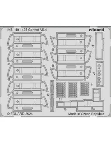 Gannet AS.4 1/48 AIRFIX, 1/48 - Eduard Accessories 491425