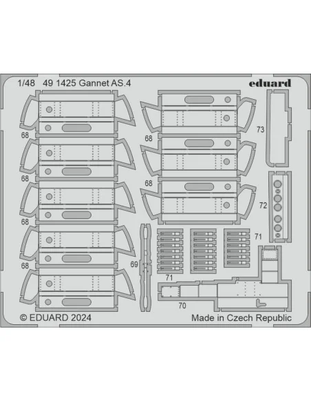 [NO_DESC] Gannet AS.4 1/48 AIRFIX, 1/48 - Eduard Accessories 491425