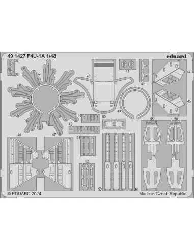 F4U-1A 1/48 MAGIC FACTORY, 1/48 - Eduard Accessories 491427