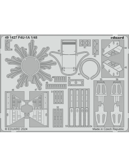 F4U-1A 1/48 MAGIC FACTORY, 1/48 - Eduard Accessories 491427