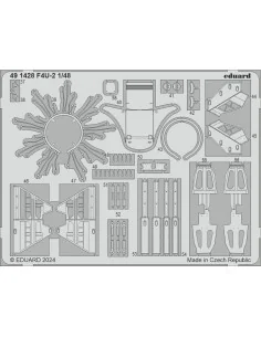 F4U-2 1/48 MAGIC FACTORY, 1/48 - Eduard Accessories 491428