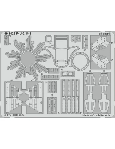 F4U-2 1/48 MAGIC FACTORY, 1/48 - Eduard Accessories 491428