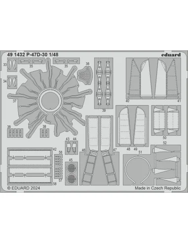 [NO_DESC] P-47D-30 1/48 MINIART, 1/48 - Eduard Accessories 491432