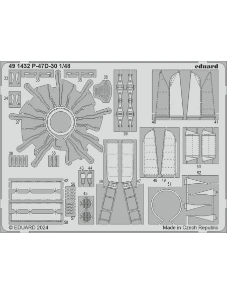 [NO_DESC] P-47D-30 1/48 MINIART, 1/48 - Eduard Accessories 491432