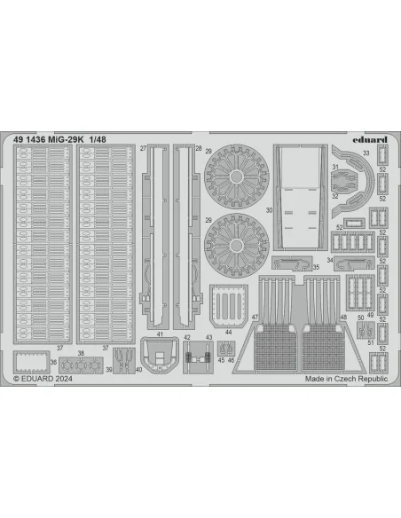 [NO_DESC] MiG-29K 1/48 HOBBY BOSS, 1/48 - Eduard Accessories 491436