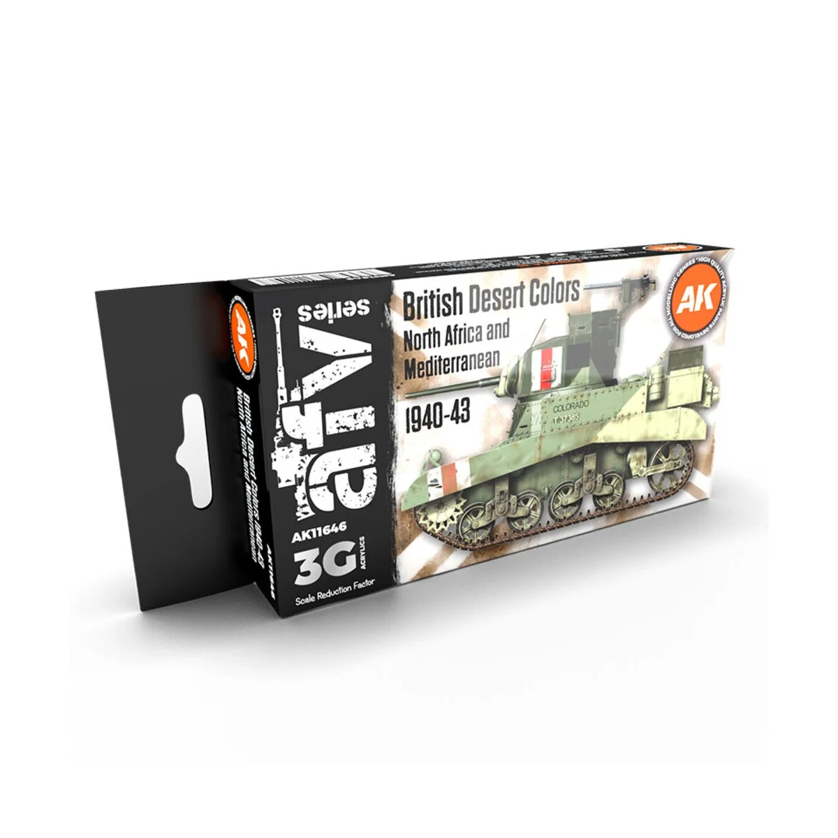 BRITISH DESERT COLOURS 3G - AK Interactive AK11646