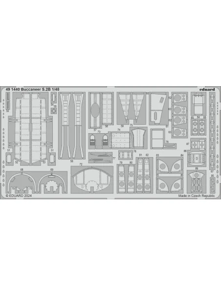 Buccaneer S.2B AIRFIX, 1/48 - Eduard Accessories 491440