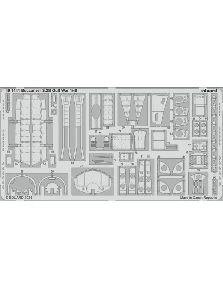 Buccaneer S.2B Gulf War AIRFIX, 1/48 - Eduard Accessories 491441