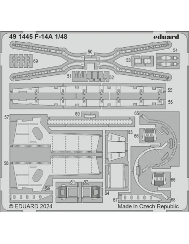 [NO_DESC] F-14A GREAT WALL HOBBY, 1/48 - Eduard Accessories 491445
