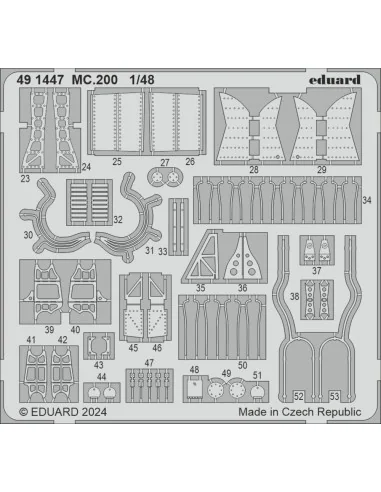 MC.200 ITALERI, 1/48 - Eduard Accessories 491447