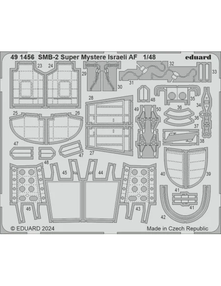 SMB-2 Super Mystere Israeli AF, 1/48 - Eduard Accessories 491456