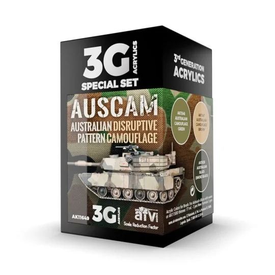 AUSCAM COLORS SET 3G - AK Interactive AK11649