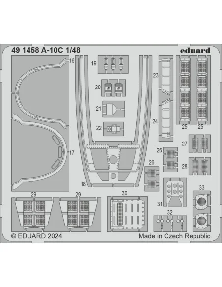 A-10C, 1/48 - Eduard Accessories 491458