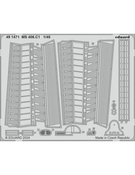 MS 406.C1, 1/48 - Eduard Accessories 491471