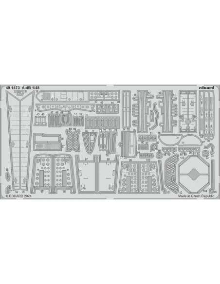 A-4B, 1/48 - Eduard Accessories 491473