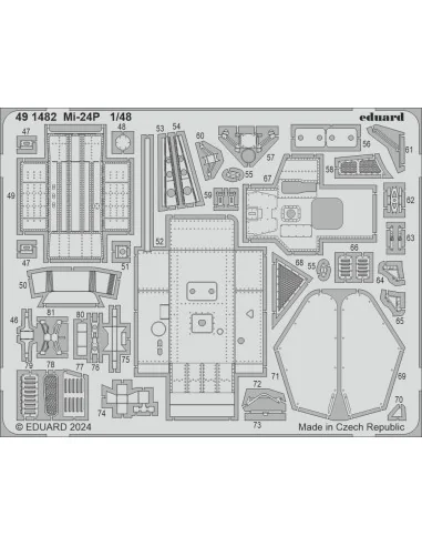 Mi-24P, 1/48 - Eduard Accessories 491482