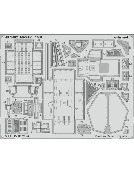 [NO_DESC] Mi-24P, 1/48 - Eduard Accessories 491482