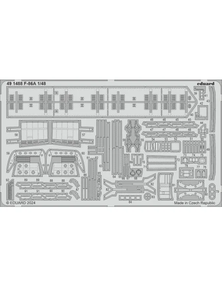 F-86A CLEAR PROP, 1/48 - Eduard Accessories 491488