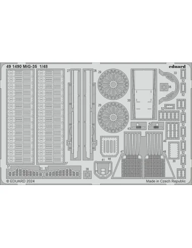 MiG-35 HOBBY BOSS, 1/48 - Eduard Accessories 491490