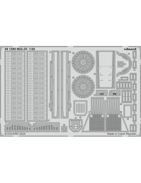 MiG-35 HOBBY BOSS, 1/48 - Eduard Accessories 491490