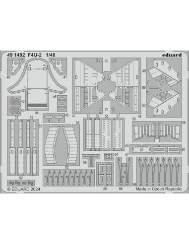 F4U-2 HOBBY BOSS, 1/48 - Eduard Accessories 491492