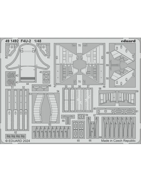 F4U-2 HOBBY BOSS, 1/48 - Eduard Accessories 491492