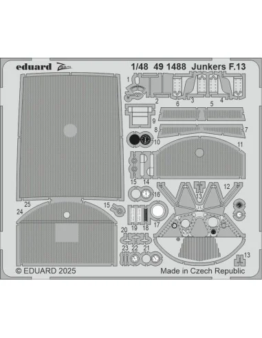 Junkers F.13 MINIART, 1/48 - Eduard Accessories 491494