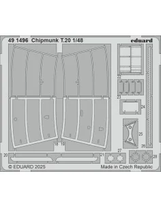 Chipmunk T.20 AIRFIX, 1/48 - Eduard Accessories 491496