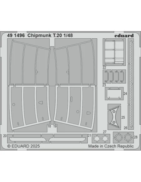 [NO_DESC] Chipmunk T.20 AIRFIX, 1/48 - Eduard Accessories 491496