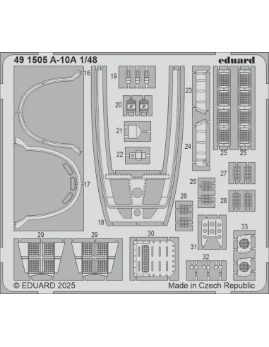 [NO_DESC] A-10A GREAT WALL HOBBY, 1/48 - Eduard Accessories 491505