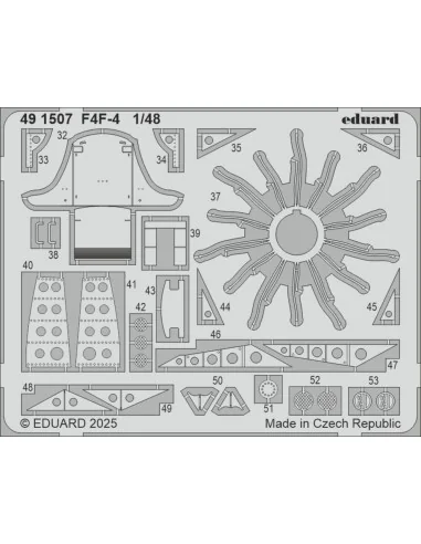 [NO_DESC] F4F-4 ACADEMY, 1/48 - Eduard Accessories 491507