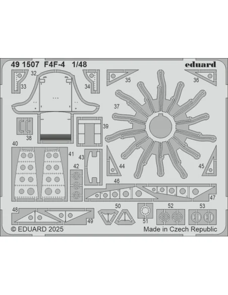 F4F-4 ACADEMY, 1/48 - Eduard Accessories 491507