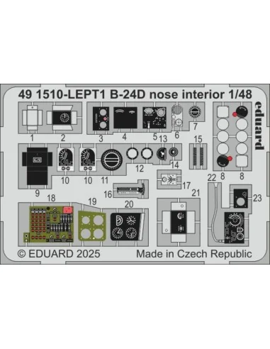 B-24D nose interior HOBBY BOSS, 1/48 - Eduard Accessories 491510