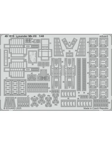 Lysander Mk.I/III AIRFIX, 1/48 - Eduard Accessories 491515