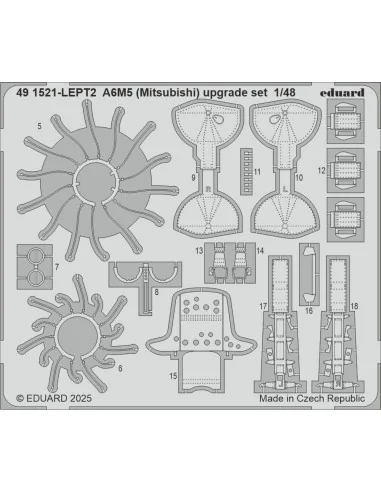 A6M5 (Mitsubishi) upgrade set EDUARD, 1/48 - Eduard Accessories 491521