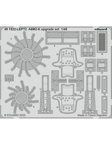 A6M2-K upgrade set EDUARD, 1/48 - Eduard Accessories 491522