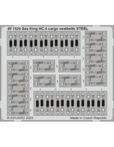 Sea King HC.4 cargo seatbelts STEEL AIRFIX, 1/48 - Eduard Accessori...
