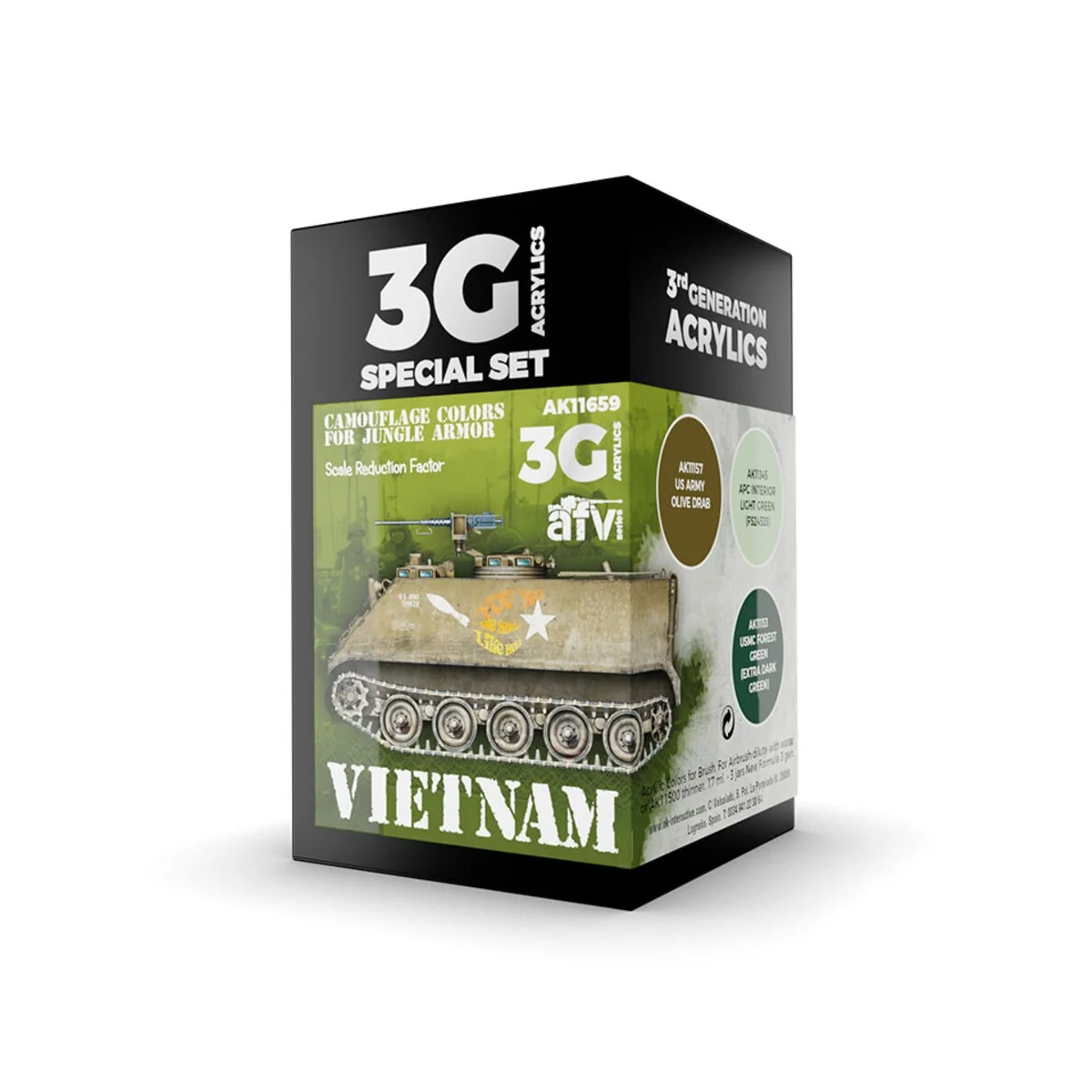 VIETNAM COLORS 3G - AK Interactive AK11659