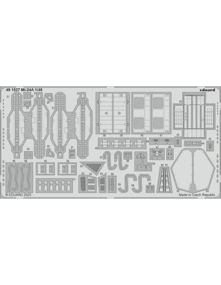 Mi-24A TRUMPETER, 1/48 - Eduard Accessories 491527