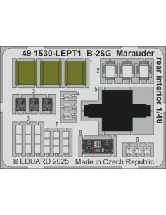 B-26G Marauder rear interior ICM, 1/48 - Eduard Accessories 491530
