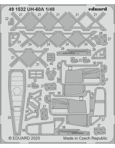 UH-60A ICM, 1/48 - Eduard Accessories 491532