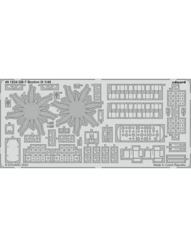 [NO_DESC] DB-7 Boston III HKM, 1/48 - Eduard Accessories 491534