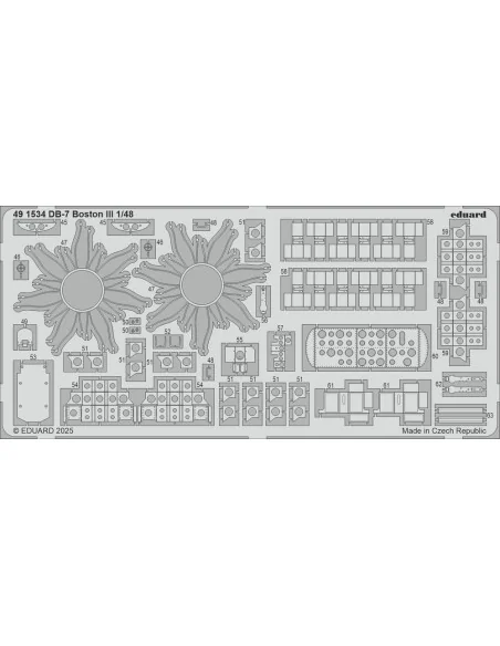 DB-7 Boston III HKM, 1/48 - Eduard Accessories 491534