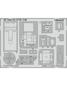 Do 217K ICM, 1/48 - Eduard Accessories 491542