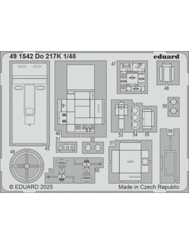 Do 217K ICM, 1/48 - Eduard Accessories 491542